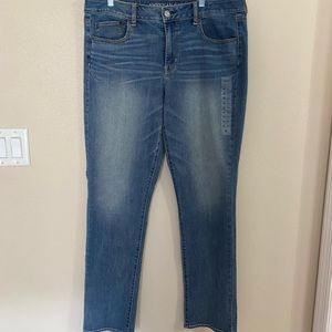 American Eagle Straight Jeans, Size 16L